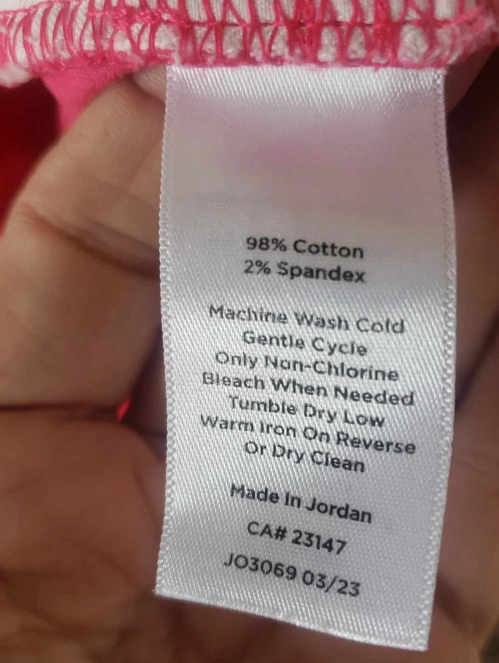 TALBOTS Corduroy Straight Leg Pant Barbie Pink 8P | PETITE - Picture 12 of 14